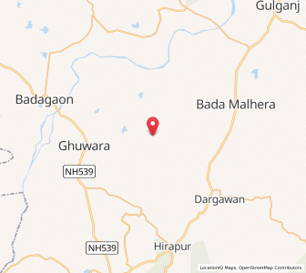 Map of Jhingri, Madhya Pradesh