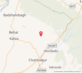 Map of Jhinwarher, Uttar Pradesh