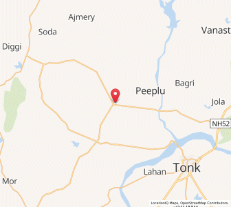 Map of Jhirana, Rajasthan