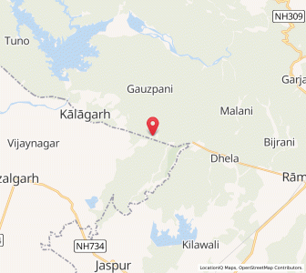 Map of Jhirna, Uttarakhand