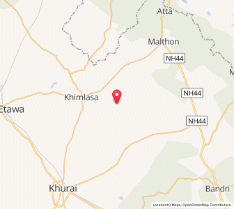 Map of Jholsi, Madhya Pradesh
