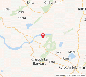 Map of Jhonpra, Rajasthan