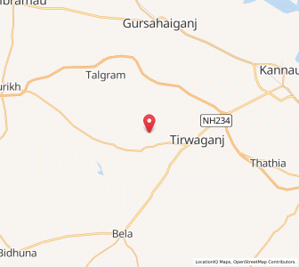 Map of Jidepur, Uttar Pradesh