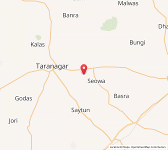 Map of Jigsana, Rajasthan
