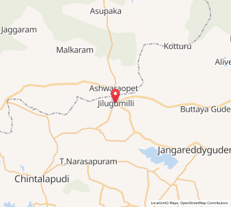 Map of Jilugumilli, Andhra Pradesh