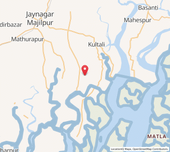 Map of Jingekhali, West Bengal