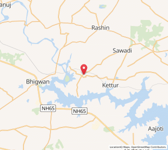Map of Jinti, Maharashtra