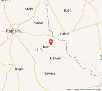 Map of Jiram ki Dhani, Rajasthan