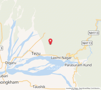 Map of Jirigam, Arunachal Pradesh
