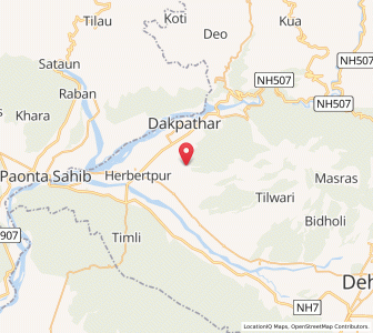 Map of Jitgarh, Uttarakhand