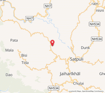 Map of Jitugaon, Uttarakhand
