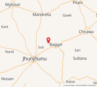 Map of Jivaram ki Dhani, Rajasthan