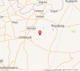 Map of Jodkurh, Karnataka