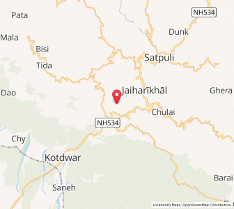 Map of Jogarsain, Uttarakhand