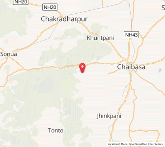 Map of Jojohatu, Jharkhand