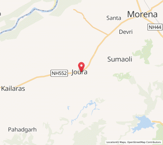 Map of Jora, Madhya Pradesh
