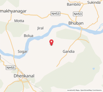 Map of Joranda, Odisha