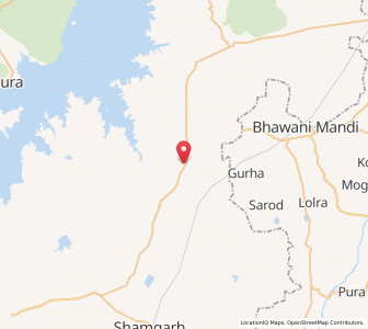 Map of Jorma, Madhya Pradesh