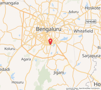 Map of J.P. Nagar, 3rd Phase, Karnataka