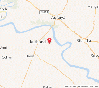 Map of Jugrajpur Mustaqil, Uttar Pradesh