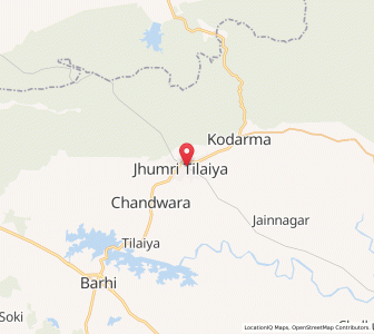 Map of Jumri Tilaiya, Jharkhand