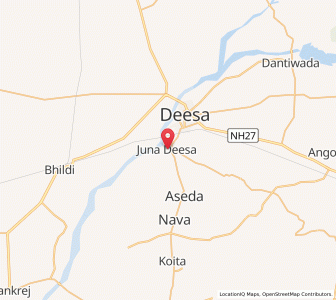 Map of Juna Deesa, Gujarat