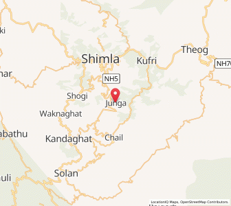 Map of Junga, Himachal Pradesh