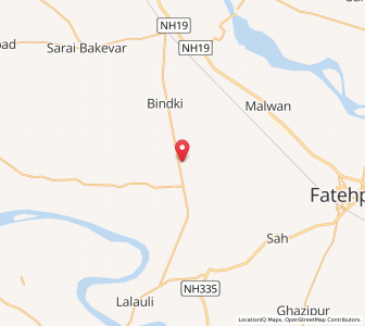 Map of Junihan, Madhya Pradesh