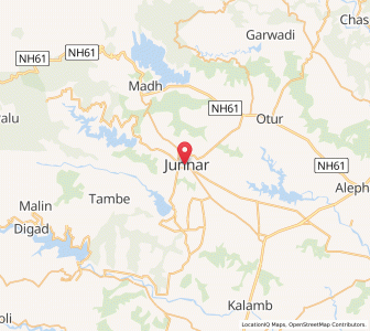 Map of Junnar, Maharashtra