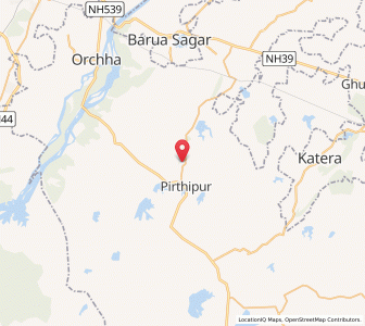 Map of Jyar, Madhya Pradesh