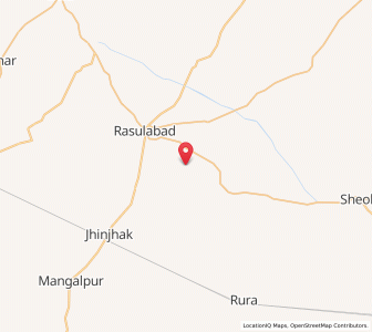 Map of Jyunri, Uttar Pradesh