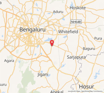 Map of K .P .C Layout, Karnataka