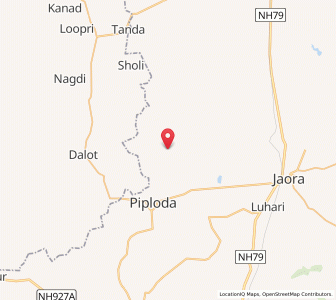 Map of Kabalkheri, Rajasthan