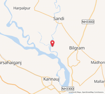 Map of Kabiran Purwa, Uttar Pradesh