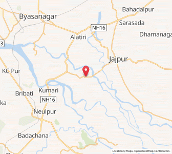 Map of Kabirpur, Odisha