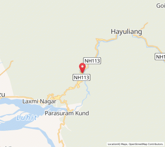 Map of Kablongpu, Arunachal Pradesh