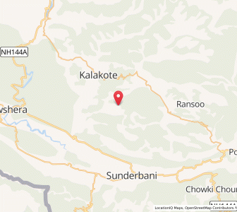 Map of Kabo Kot, Kashmir