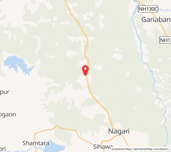 Map of Kabwabahra, Chhattisgarh