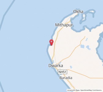 Map of Kachchigadh, Gujarat