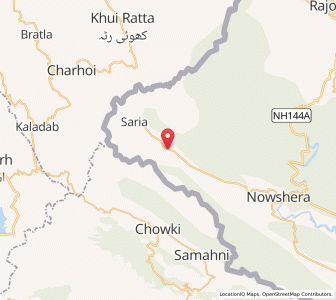Map of Kachha, Kashmir