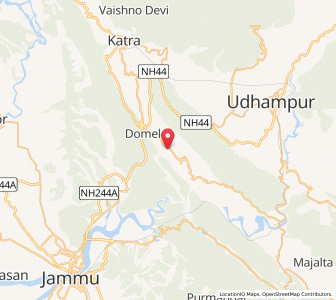 Map of Kachhapind, Kashmir