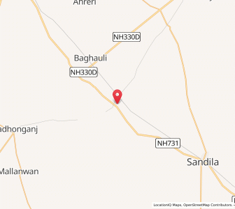 Map of Kachhauna, Uttar Pradesh