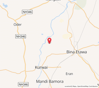Map of Kachhauwa, Madhya Pradesh