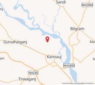 Map of Kachhiapur, Uttar Pradesh