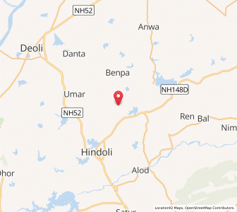 Map of Kachhota, Rajasthan