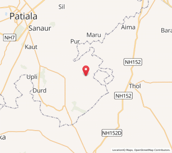 Map of Kachhwi, Punjab
