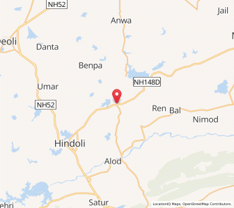 Map of Kachnariya, Rajasthan