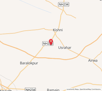 Map of Kachpura, Uttar Pradesh