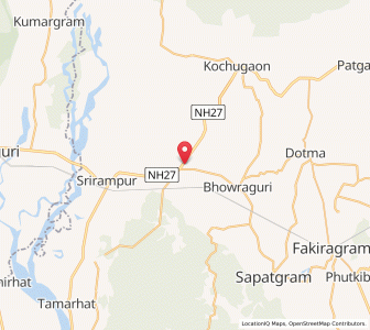 Map of Kadamguri, Assam