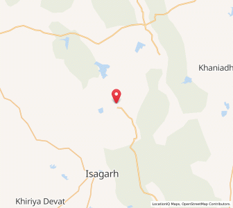 Map of Kadwaha, Madhya Pradesh